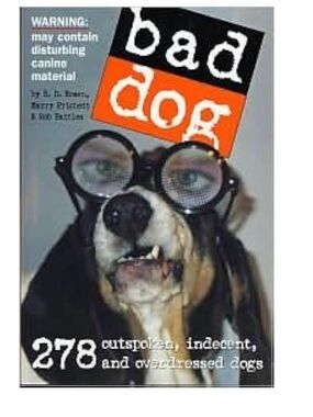 Bad Dog: 259 Outspoken, Indecent, and Overdressed Dogs by R.D. Rosen